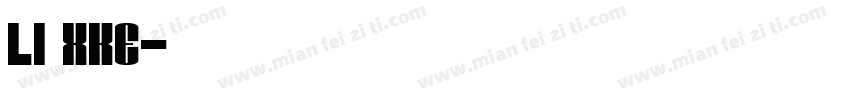 li xke字体转换